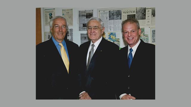 May 16, 2008 – Honoring 40 Years of Service to the Jericho Water District by Chairman Nicholas Bartilucci: Commissioner Anthony J. Cincotta, Commissioner Nicholas J. Bartilucci and Commissioner Thomas A. Abbate