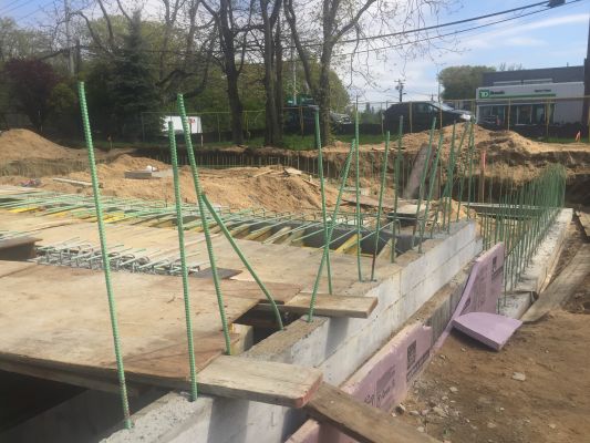 Forming out for the building floor. Forming out for the building floor.